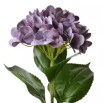 3D Printed Hydrangea Flower Deep Purple 