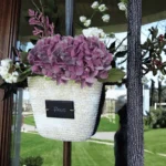 Single Stem 3D Printed Hydrangea Flower Deep Purple  - Image 4