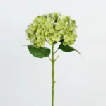 Single Stem Real Touch Hydrangea Flower Green - Image 7