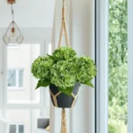 Single Stem Real Touch Hydrangea Flower Green - Image 4