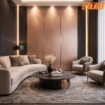 TAITA Luxurious PVC UV Sheet  Bronze Taupe LIN21 - Image 5