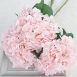 Single Stem Real Touch Hydrangea Flower Pink - Image 9