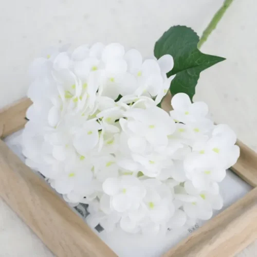 Real Touch Hydrangea Flower white