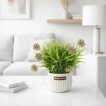 Artificial Allium Grass Pot - Image 9