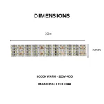 TAITA Ultra Bright Heavy Duty 10M LED Strip Light 15mm Series - Image 3