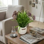 Artificial Allium Grass Pot - Image 3