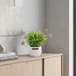 Artificial Allium Grass Pot - Image 4