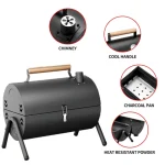 Twin Barrel Charcoal BBQ Grill - Image 3