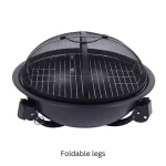 17 Inch Foldable Outdoor Fire Pit - Image 8