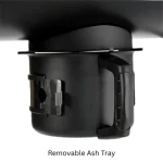 Charcoal BBQ Grill Trolley with Manual Rotisserie  - Image 4