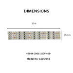 TAITA Ultra Bright Heavy Duty 10M LED Strip Light 15mm Series - Image 8