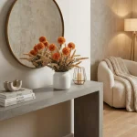 Artificial Craspedia & Heather Pot - Image 3