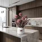 Artificial Craspedia & Heather Pot - Image 5