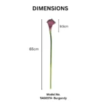 Artificial Calla Lily Flower  - Image 2