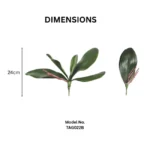 Real Touch Artificial Orchid Leaf  - Image 3