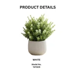 Artificial Mini Blossom Grass Pot - Image 2