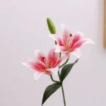 Artificial Lily Flower Stem Light Pink  - Image 3