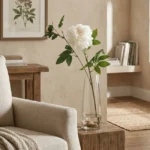 2 Branch Artificial Peony Stem  - Image 4