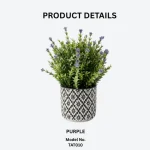 Artificial Mini Blossom Grass Pot - Image 6