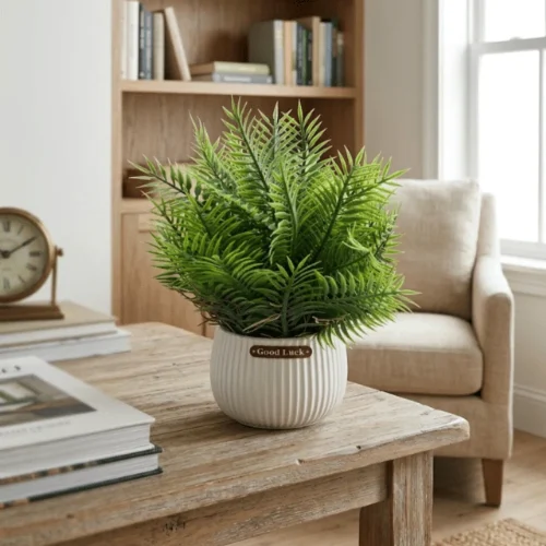 Artificial Fern Potted Arrangement