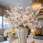 Artificial Cherry Blossom Branch  - Image 8