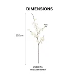 Artificial Cherry Blossom Branch  - Image 9