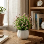 Artificial Mini Blossom Grass Pot - Image 15