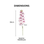Real Touch Phalaenopsis Orchid Stem Pink  - Image 2