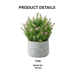 Artificial Mini Blossom Grass Pot - Image 11
