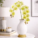 Real Touch Phalaenopsis Orchid Stem Green - Image 5