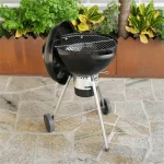 Large Kettle Charcoal BBQ Grill with Lid - Image 6