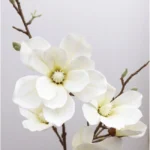 Artificial 5 Heads Magnolia Flower Stem - Image 4