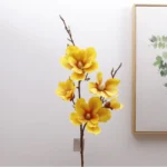 Artificial 5 Heads Magnolia Flower Stem - Image 7