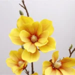 Artificial 5 Heads Magnolia Flower Stem - Image 9