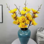 Artificial 5 Heads Magnolia Flower Stem - Image 10