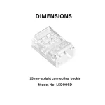 TAITA LED Strip Straight Connector Clip - Image 16