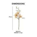 Artificial Clematis Flower Spray  - Image 14