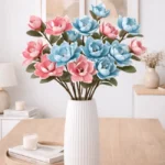 Artificial Foam Magnolia Blossom Stem 