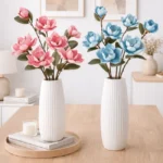 Artificial Foam Magnolia Blossom Stem  - Image 15