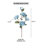 Artificial Foam Magnolia Blossom Stem  - Image 8