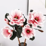 Premium Real Touch Artificial Foam Magnolia Flower Stem  - Image 6