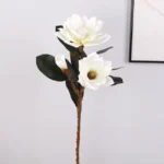 Premium Real Touch Artificial Foam Magnolia Flower Stem  - Image 21