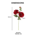 Artificial Dahlia Spray Stem  - Image 2