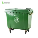heavy duty waste bin 660L