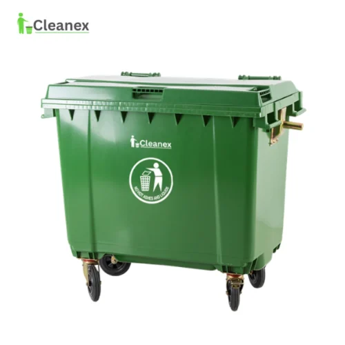 heavy duty waste bin 660L