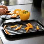 Porcelain Enamel BBQ Grill Wok Pan - Image 4