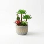 Artificial Succulent Potted Arrangement Tree Form - Image 4