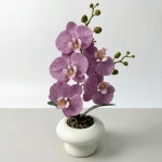 Artificial Phalaenopsis Orchid Pot - Image 3