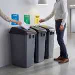 Waste classification bins 60L X 3 - Image 2