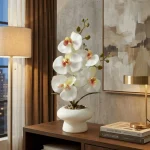 Artificial Phalaenopsis Orchid Pot - Image 9